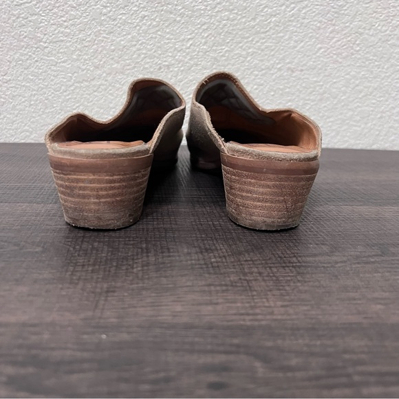 Zodiac tan leather slip on mules with heel western boho size 9.5 - Picture 4 of 14